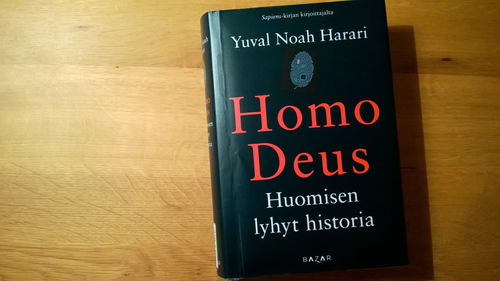 homo_deus_kirja_harari_tulevaisuus_data_keinoaly_AI
